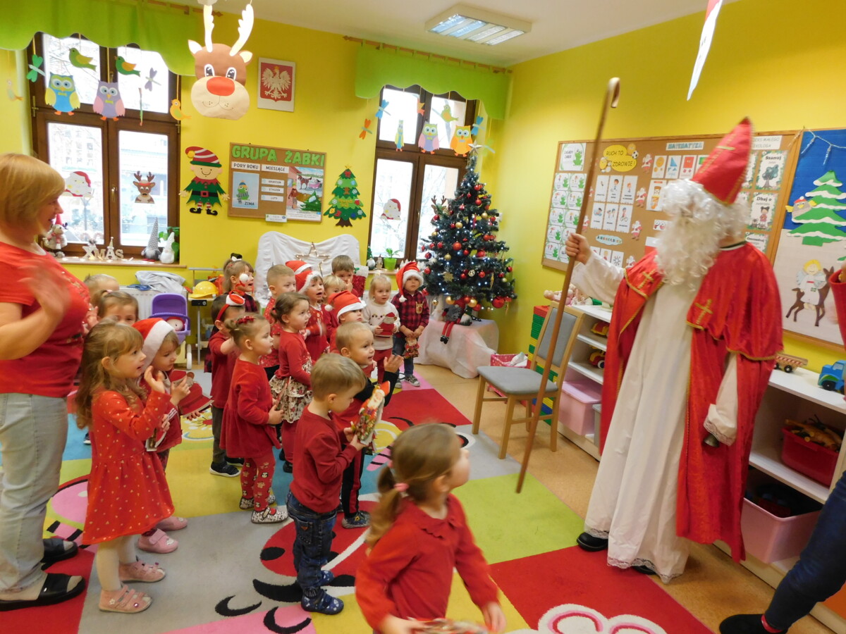 Odwiedziny Świętego Mikołaja w przedszkolu – gr. I :)